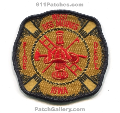 West Des Moines Fire Department Patch (Iowa)
Scan By: PatchGallery.com
Keywords: dept.