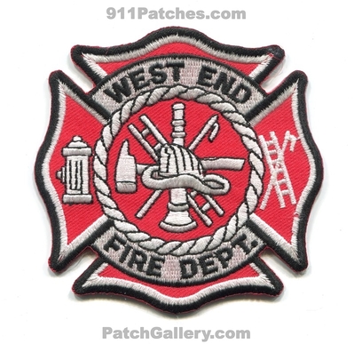 West End Fire Department Patch (Oklahoma)
Scan By: PatchGallery.com
Keywords: dept.