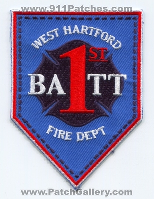 West Hartford Fire Department Battalion 1 Patch (Connecticut)
Scan By: PatchGallery.com
Keywords: Dept. 1st Batt. Company Co. Station