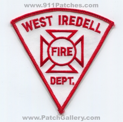 West Iredell Fire Department Patch (North Carolina)
Scan By: PatchGallery.com
Keywords: dept.