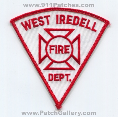 West Iredell Fire Department Patch (North Carolina)
Scan By: PatchGallery.com
Keywords: dept.