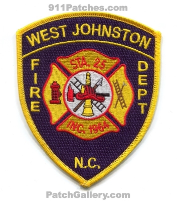 West Johnston Fire Department Station 25 Patch (North Carolina)
Scan By: PatchGallery.com
Keywords: dept. sta. inc. 1964