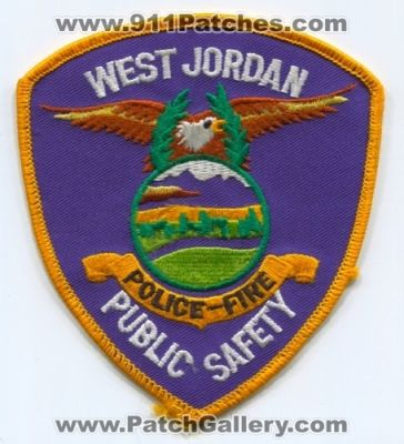 West Jordan Public Safety Department Police Fire (Utah)
Scan By: PatchGallery.com
Keywords: dps dept.