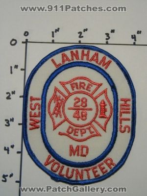 West Lanham Hills Volunteer Fire Department (Maryland)
Thanks to Mark Stampfl for this picture.
Keywords: dept. 28 48 md