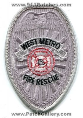 West Metro Fire Rescue Department Patch (Colorado)
[b]Scan From: Our Collection[/b]
Keywords: dept.