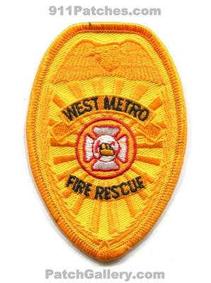 West Metro Fire Rescue Department Patch (Colorado)
[b]Scan From: Our Collection[/b]
Keywords: dept.