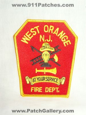 West Orange Fire Department (New Jersey)
Thanks to Walts Patches for this picture.
Keywords: dept. n.j.