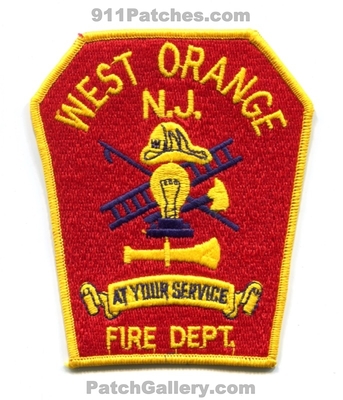 West Orange Fire Department Patch (New Jersey)
Scan By: PatchGallery.com
Keywords: dept. at your service