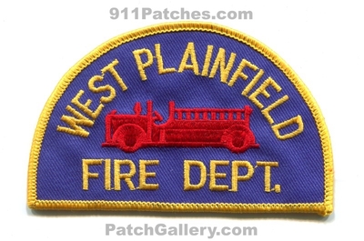 West Plainfield Fire Department Patch (California)
Scan By: PatchGallery.com
Keywords: dept.