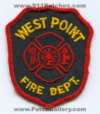 West Point Fire Department Patch (Mississippi) (Confirmed)
Scan By: PatchGallery.com
Keywords: dept.
