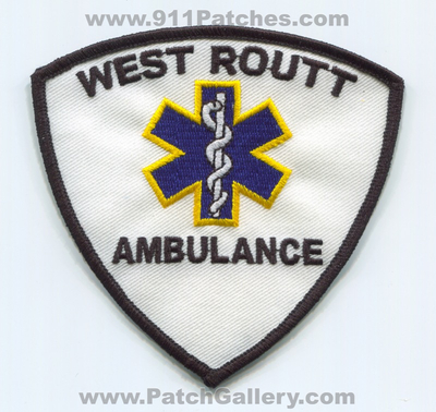 West Routt Ambulance EMS Patch (Colorado)
[b]Scan From: Our Collection[/b]
Keywords: emergency medical services emt paramedic