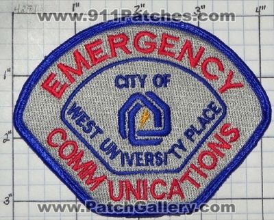 West University Place Emergency Communications (Texas)
Thanks to swmpside for this picture.
Keywords: 911 dispatch city of