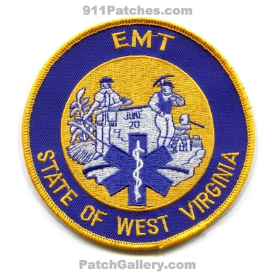 West Virginia State Emergency Medical Technician EMT EMS Patch (West Virginia)
Scan By: PatchGallery.com
Keywords: services ambulance june 20