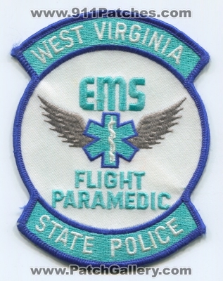 West Virginia State Police EMS Flight Paramedic Patch (West Virginia)
Scan By: PatchGallery.com
Keywords: air medical helicopter ambulance