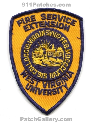 West Virginia University Fire Service Extension Patch (West Virginia)
Scan By: PatchGallery.com
