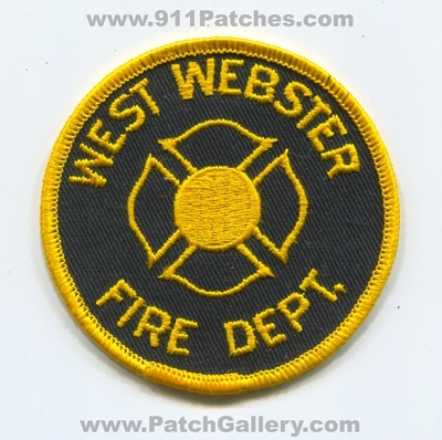 West Webster Fire Department Patch (New York)
Scan By: PatchGallery.com
Keywords: dept.