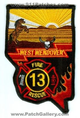West Wendover Fire Rescue Department (Nevada)
Scan By: PatchGallery.com
Keywords: dept. 13