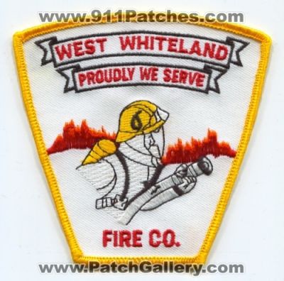 West Whiteland Fire Company (Pennsylvania)
Scan By: PatchGallery.com
Keywords: department dept. co. proudly we serve