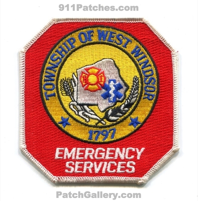 West Windsor Township Emergency Services Patch (New Jersey)
Scan By: PatchGallery.com
Keywords: twp. of fire ems department dept. es 1797