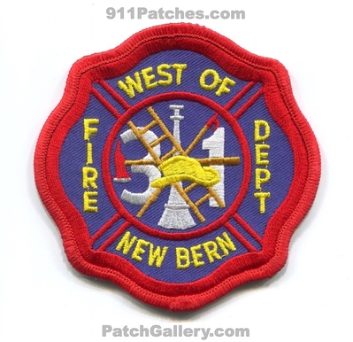 West of New Bern Fire Department 31 Patch (North Carolina)
Scan By: PatchGallery.com
Keywords: dept.