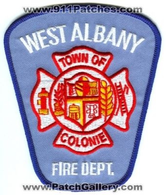 West Albany Fire Department Patch (New York)
[b]Scan From: Our Collection[/b]
Keywords: town of colonie dept.