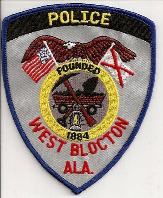 West Blocton Police
Thanks to EmblemAndPatchSales.com for this scan.
Keywords: alabama