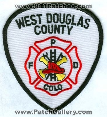 West Douglas County Fire Protection District Patch (Colorado)
[b]Scan From: Our Collection[/b]
[b]Patch Made By: 911Patches.com[/b]
Keywords: fpd colo department dept.