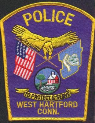 West Hartford Police
Thanks to EmblemAndPatchSales.com for this scan.
Keywords: connecticut