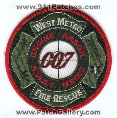 West Metro Fire Rescue Company 7 Patch (Colorado)
[b]Scan From: Our Collection[/b]
Keywords: colorado engine arson s.w.a.t. swat medic