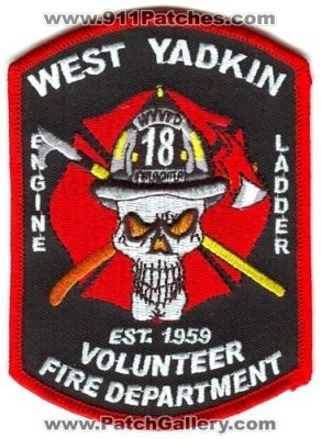 West Yadkin Volunteer Fire Department Engine 18 Ladder 18 Patch (North Carolina)
Scan By: PatchGallery.com
Keywords: wyvfd company co. station firefighter