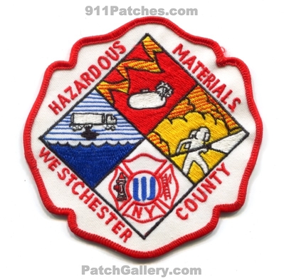 Westchester County Fire Department Hazardous Materials HazMat Patch (New York)
Scan By: PatchGallery.com
Keywords: co. dept. haz-mat