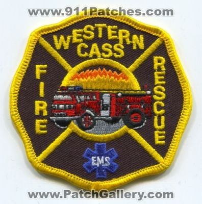 Western Cass Fire Rescue Department Patch (Missouri)
Scan By: PatchGallery.com
Keywords: dept. ems mo
