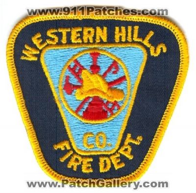 Western Hills Fire Department Patch (Colorado)
[b]Scan From: Our Collection[/b]
Keywords: dept. co.