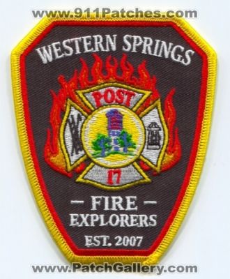 Western Springs Fire Explorers Post 17 (Illinois)
Scan By: PatchGallery.com
Keywords: department dept.