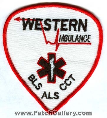 Western Ambulance Patch (Colorado)
[b]Scan From: Our Collection[/b]
(Confirmed)
Keywords: ems als bls cct