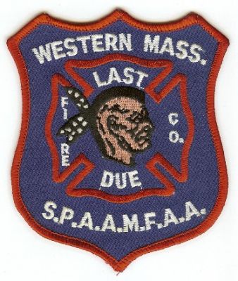 Western Massachusetts Fire Co S.P.A.A.M.F.A.A.
Thanks to PaulsFirePatches.com for this scan.
Keywords: company spaamfaa