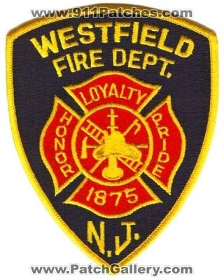 Westfield Fire Department Patch (New Jersey)
Scan By: PatchGallery.com
Keywords: dept. loyalty honor pride n.j.