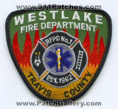 Westlake Fire Department Regional Fire Protection District Number 1 (Texas)
Scan By: PatchGallery.com
Keywords: dept. rfpd no. #1 travis county