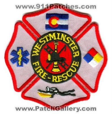 Westminster Fire Rescue Patch (Colorado)
[b]Scan From: Our Collection[/b]
