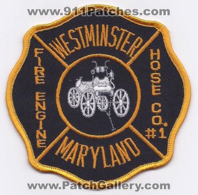 Westminster Fire Engine Hose Company Number 1 (Maryland)
Thanks to Paul Howard for this scan.
Keywords: co. #1