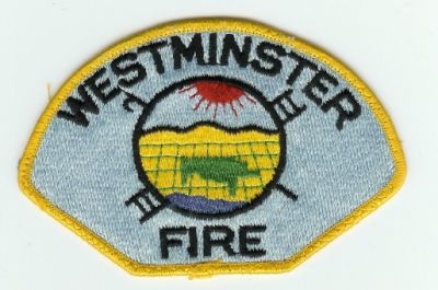 Westminster Fire
Thanks to PaulsFirePatches.com for this scan.
Keywords: california