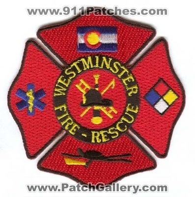 Westminster Fire Rescue Patch (Colorado)
[b]Scan From: Our Collection[/b]
