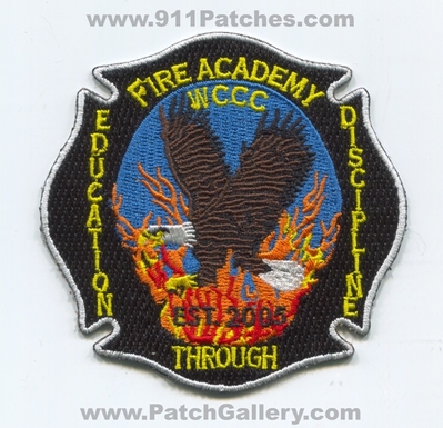 Westmoreland County Community College Fire Academy Patch (Pennsylvania)
Scan By: PatchGallery.com
Keywords: wccc co. comm. school education through discipline est. 2005
