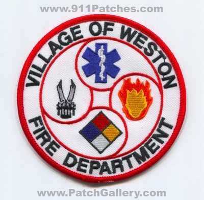 Weston Fire Department Patch (Wisconsin)
Scan By: PatchGallery.com
Keywords: village of dept.