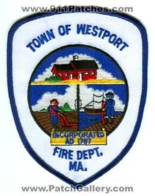 Westport Fire Department Patch (Massachusetts)
Scan By: PatchGallery.com
Keywords: dept. ma. town of