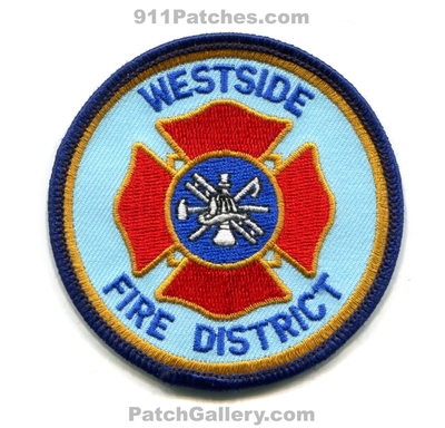 Westside Fire District Patch (Idaho)
Scan By: PatchGallery.com
Keywords: dist. department dept.