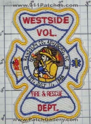 Westside Volunteer Fire and Rescue Department (North Carolina)
Thanks to swmpside for this picture.
Keywords: vol. & dept. randolph co. county asheboro nc