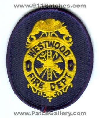 Westwood Fire Department (California)
Scan By: PatchGallery.com
Keywords: dept.