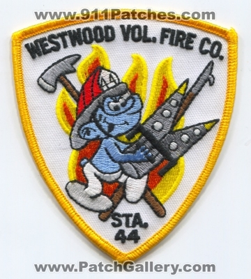 Westwood Volunteer Fire Company Station 44 Patch (Pennsylvania)
Scan By: PatchGallery.com
Keywords: vol. co. department dept.