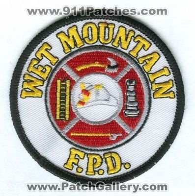 Wet Mountain Fire Protection District Patch (Colorado)
[b]Scan From: Our Collection[/b]
Keywords: department dept. fpd f.p.d.